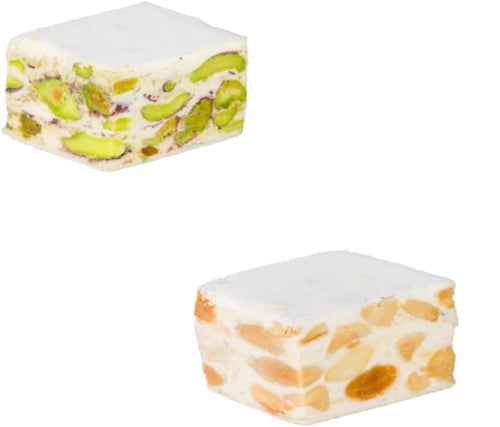 Torroncinii Ostiati a Cubotti Mandorla e Pistacchio
