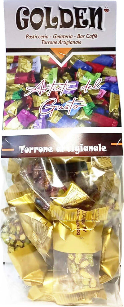 Torrone Artigianale Con Pistacchi Interi Confezione 250 Gr o 500 Gr Torrone Croccante Al Pistacchio Made in Italy Alimentari e cura della casa/Snack dolci e salati/Caramelle cioccolatini e gomme da masticare/Torrone Golden pasticceria gelateria torrone artigianale - Taurianova, Commerciovirtuoso.it