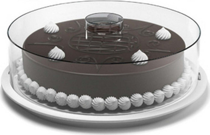 Tortiera Contenitore Plastica Coperchio Funge D'alzata 29cm H 9cm Piatto Trasporto Casa e cucina/Teglie da forno e accessori per pasticceria/Teglie e stampi/Teglie per torte/Tortiere sagomate Trade Shop italia - Napoli, Commerciovirtuoso.it