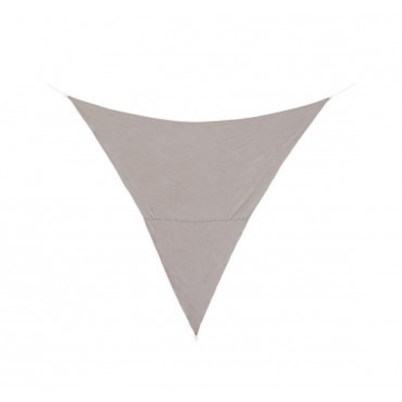 Vela Ombreggiante Triangolare poliestere con anelli in acciaio zincato.
