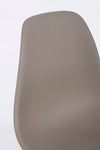 Sedia System con gambe in legno di faggio, per arredo interno 51,5 x 46,5 x h 86 cm