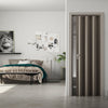 Porta a soffietto Luciana da Interno 88,5 x h 214 cm in PVC Made in Italy