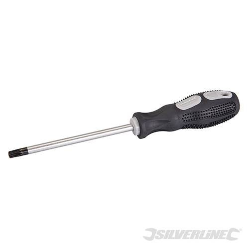 Cacciavite Torx Silverline stella cacciaviti T40 x 115 mm punta croce in acciaio cromo Silverline