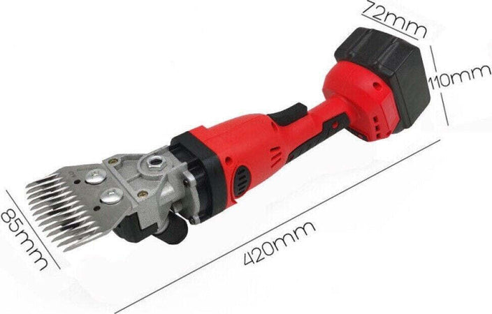 Tosapecore Tosatrice Ricaricabile Tosa Pecore Ovini Doppia Batteria 21v 07007 Commercio Industria e Scienza/Attrezzature e forniture agricole/Prodotti per cavalli/Cura del cavallo/Tosatrici Trade Shop italia - Napoli, Commerciovirtuoso.it