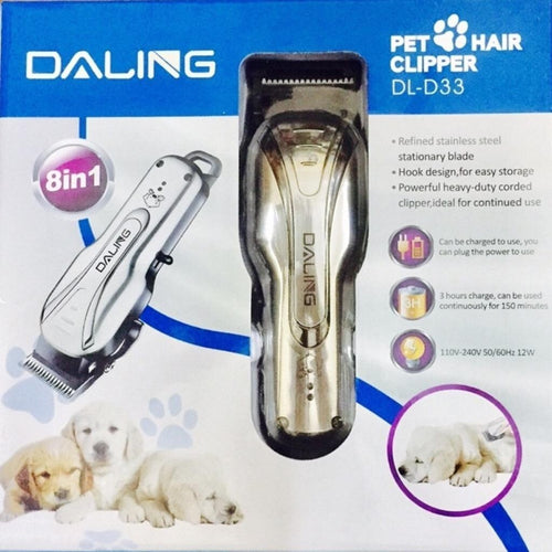 TOSATORE PER CANI TOSATRICE PROFESSIONALE CANI RASOIO PETTINI TAGLIO PELO DL-D33 Prodotti per animali domestici/Cani/Accessori per toilette/Tosatrici elettriche e lame/Tosatrici elettriche Trade Shop italia - Napoli, Commerciovirtuoso.it