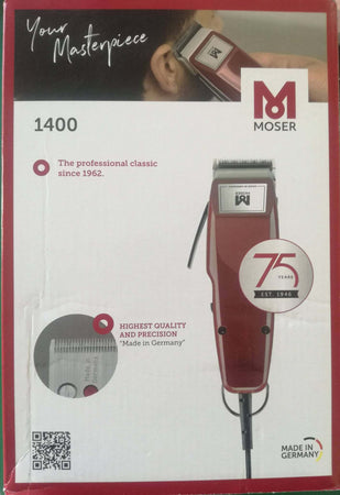 Tosatrice Moser 1400 Grigio/Rosso Salute e cura della persona/Rasatura epilazione e rimozione peli/Regolabarba tagliacapelli e rasoi per il corpo/Rasoi multifunzione e kit Profumeria Chèri - Locri, Commerciovirtuoso.it