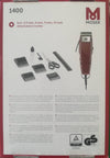Tosatrice Moser 1400 Grigio/Rosso Salute e cura della persona/Rasatura epilazione e rimozione peli/Regolabarba tagliacapelli e rasoi per il corpo/Rasoi multifunzione e kit Profumeria Chèri - Locri, Commerciovirtuoso.it