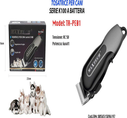 Tosatrice-Rasoio-Per-Cani-Per-Il-Taglio-Del-Pelo-Serie-K100-Ta-pe01
