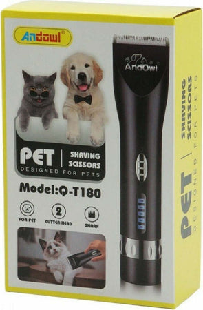 Tosatrice Senza Fili Cani Gatti Rasoio Elettrico Tosatore Ricaricabile Q-t180 Prodotti per animali domestici/Cani/Accessori per toilette/Tosatrici elettriche e lame/Tosatrici elettriche Trade Shop italia - Napoli, Commerciovirtuoso.it