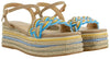 Tosca Blu Sandali Donna Con Zeppa Sara Ss2475s532 Toscablu