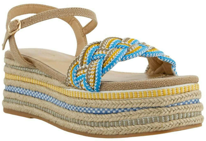 Tosca Blu Sandali Donna Con Zeppa Sara Ss2475s532 Toscablu