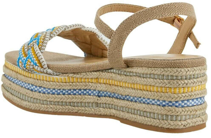 Tosca Blu Sandali Donna Con Zeppa Sara Ss2475s532 Toscablu