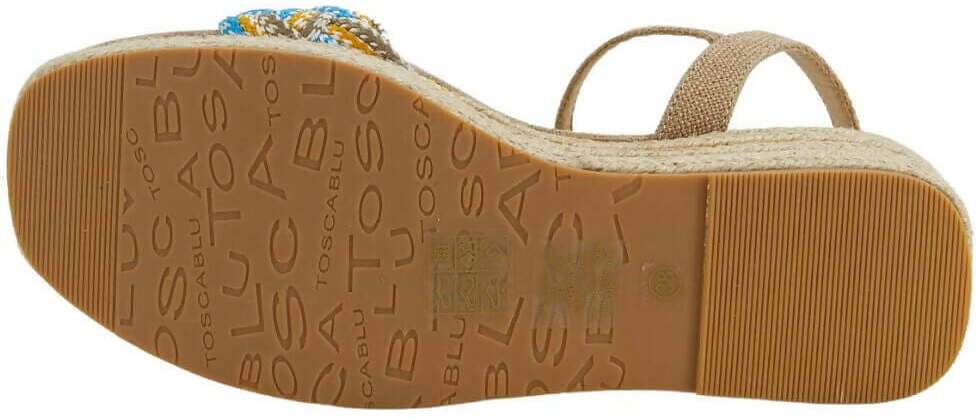 Tosca Blu Sandali Donna Con Zeppa Sara Ss2475s532 Toscablu