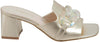 Toscablu Donna Ciabatta Mimosa in Pelle con Tacco 6 Cm Nuova Collezione