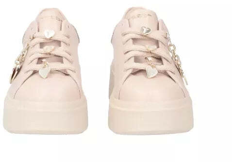 Toscablu Donna Sneakers Lily in Pelle Con Charms SF2402S024 Nude
