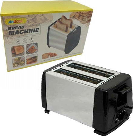 Tostapane 750 Watt A 2 Posti Fette Pane 6 Livelli Di Velocit? Per Toast Q-t159 Casa e cucina/Elettrodomestici per la cucina/Elettrodomestici speciali/Fornetti tostapane Trade Shop italia - Napoli, Commerciovirtuoso.it