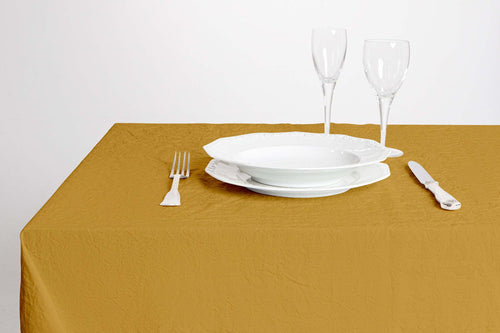 Tovaglia 100% Lino Giallo Ocra Tovaglia In Puro Lino Lavato Delavè Tovaglia Da Tavola Lino Stone Washed Morbido Resistente Elegante Made In Italy Gialla Casa e cucina/Tessili per la casa/Tessili da cucina/Tovaglie Vanita di raso - Sesto San Giovanni, Commerciovirtuoso.it
