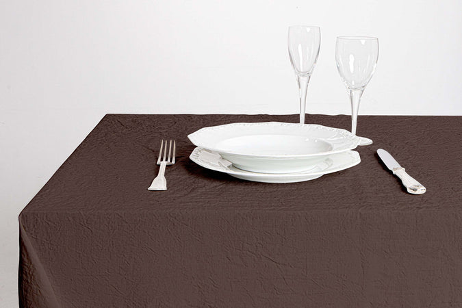 Tovaglia 100% Lino Marrone Tovaglia In Puro Lino Lavato Delavè Tovaglia Da Tavola Lino Stone Washed Morbido Resistente Elegante Made In Italy Marrone Casa e cucina/Tessili per la casa/Tessili da cucina/Tovaglie Vanita di raso - Sesto San Giovanni, Commerciovirtuoso.it