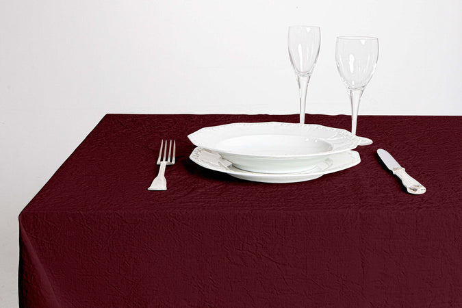 Tovaglia 100% Lino Rossa Bordeaux Tovaglia In Puro Lino Lavato Delavè Tovaglia Da Tavola Lino Stone Washed Morbido Resistente Elegante Made In Italy Bordeaux Casa e cucina/Tessili per la casa/Tessili da cucina/Tovaglie Vanita di raso - Sesto San Giovanni, Commerciovirtuoso.it