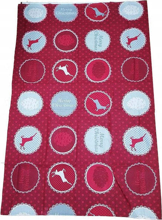 Tovaglia-6-Persone-Rosso-Renna-Pois-Christmas-Tavola-Natale-130x170cm-Natalizia