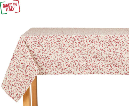 Tovaglia Antimacchia Dubai Rosso 100% Made in Italy in Cotone E Poliestere Diverse Misure per 4,6, 8-12 Persone Casa e cucina/Tessili per la casa/Tessili da cucina/Tovaglie Smartdecohome - Sesto San Giovanni, Commerciovirtuoso.it