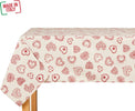 Tovaglia Antimacchia Fantasia Cuori Shabby Rosso 100% Made in Italy Diverse Misure per 4,6,8-12 Posti Cotone E Poliestere Casa e cucina/Tessili per la casa/Tessili da cucina/Tovaglie Smartdecohome - Sesto San Giovanni, Commerciovirtuoso.it