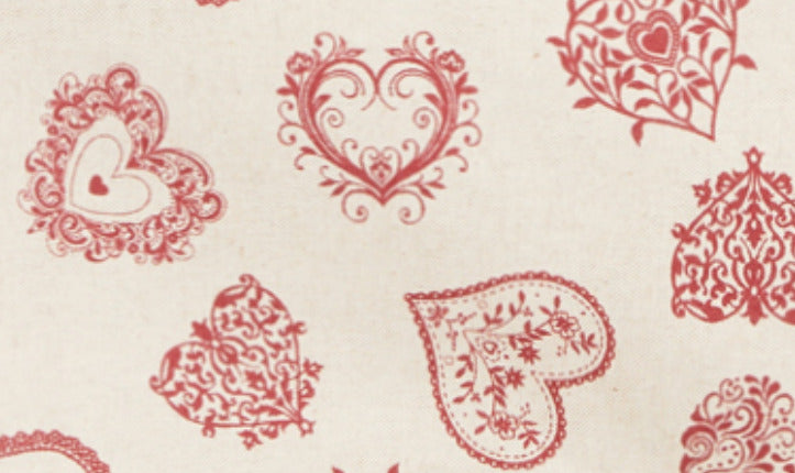 Tovaglia Antimacchia Fantasia Cuori Shabby Rosso 100% Made in Italy Diverse Misure per 4,6,8-12 Posti Cotone E Poliestere Casa e cucina/Tessili per la casa/Tessili da cucina/Tovaglie Smartdecohome - Sesto San Giovanni, Commerciovirtuoso.it