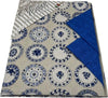 Tovaglia-Con-12-Tovaglioli-Stampata-Blu-Misura-140x240-Produzione-Toscana-Made-In-Italy
