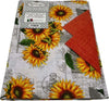 Tovaglia-Con-12-Tovaglioli-Stampata-Girasoli-Misura-140x240-Produzione-Toscana-Made-In-Italy