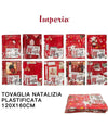 Tovaglia Copritavolo Natale Plastificata Antimacchia Varie Fantasie Mis. 120X160