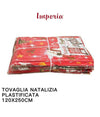 Tovaglia Copritavolo Natale Plastificata Antimacchia Varie Fantasie Mis. 120X250