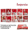 Tovaglia Copritavolo Natale Plastificata Antimacchia Varie Fantasie Mis. 120X250
