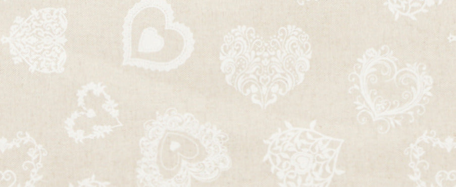 Tovaglia Cuore Shabby Bianco 100% Made in Italy in Cotone E Poliestere Diverse Misure per 4,6, 8-12, 12-16 Persone Casa e cucina/Tessili per la casa/Tessili da cucina/Tovaglie Smartdecohome - Sesto San Giovanni, Commerciovirtuoso.it