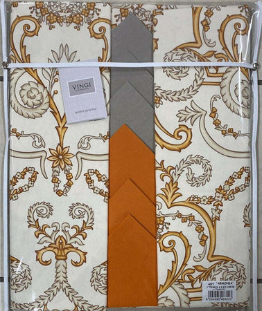 Tovaglia-da-tavola-con-tovaglioli-Disegni-ornamentali-Vingi-Ricami
