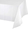 Tovaglia-Di-Plastica-Per-Feste-Party-Bianca-137x274-Cm-Usa-E-Getta-Impermeabile