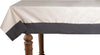 Tovaglia In Misto Lino Con Elegante Bordo Applicato Made In Italy Naturale/antracite Casa e cucina/Tessili per la casa/Tessili da cucina/Tovaglie Vanita di raso - Sesto San Giovanni, Commerciovirtuoso.it