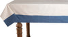 Tovaglia In Misto Lino Con Elegante Bordo Applicato Made In Italy Naturale/bluette Casa e cucina/Tessili per la casa/Tessili da cucina/Tovaglie Vanita di raso - Sesto San Giovanni, Commerciovirtuoso.it