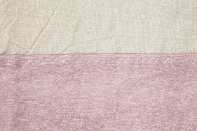 Tovaglia In Misto Lino Con Elegante Bordo Applicato Made In Italy Naturale/rosa Perla Casa e cucina/Tessili per la casa/Tessili da cucina/Tovaglie Vanita di raso - Sesto San Giovanni, Commerciovirtuoso.it
