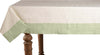Tovaglia In Misto Lino Con Elegante Bordo Applicato Made In Italy Naturale/verde Menta Casa e cucina/Tessili per la casa/Tessili da cucina/Tovaglie Vanita di raso - Sesto San Giovanni, Commerciovirtuoso.it