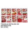Tovaglia Natalizia Antimacchia No Stiro Impermeabile Varie Fantasie 6 Posti