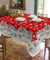 Tovaglia Natalizia Cotone 160x260 Stampa Digitale Piazzata Casa e cucina/Tessili per la casa/Tessili da cucina/Tovaglie Biancheria Arredo Home - Nola, Commerciovirtuoso.it