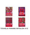 Tovaglia Natalizia Panama Tessuto Resistente Tema Natale Varie Fantasie 12 Posti