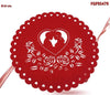 Tovaglietta 33cm Forma Tonda Con Innamorati In Tessuto Rosso San Valentino 95479 Casa e cucina/Tessili per la casa/Tessili da cucina/Tovagliette Trade Shop italia - Napoli, Commerciovirtuoso.it