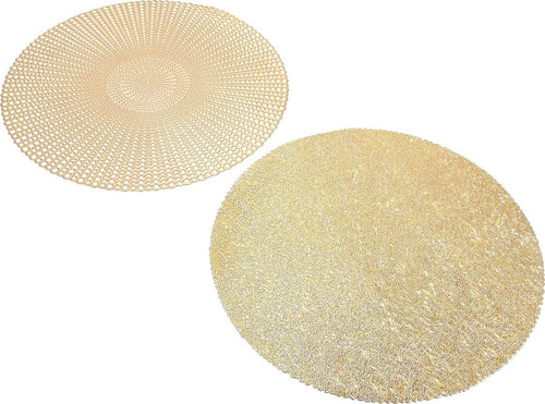 Tovaglietta decorata per tavolo di Natale color oro Ø40 cm Casa e cucina/Decorazioni per interni/Addobbi e decorazioni per ricorrenze/Decorazioni natalizie/Oggettistica MagiediNatale.it - Altamura, Commerciovirtuoso.it