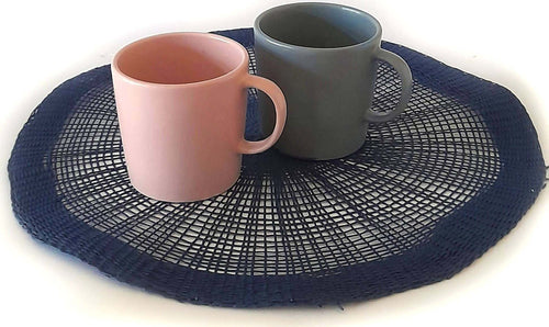 Tovaglietta per Colazione Forma Circolare Trama Intrecciata Blu Sottopiatto Da Tavola Diametro 38cm Casa e cucina/Tessili per la casa/Tessili da cucina/Tovagliette Ideart - Valdilana, Commerciovirtuoso.it
