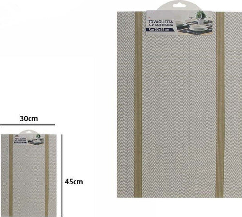 Tovaglietta Tovagliette Colazione Americana Cucina 30 X 45cm 72287 Grigio Chiaro Casa, arredamento e bricolage > Cucina > Accessori cucina Trade Shop italia - Napoli, Commerciovirtuoso.it