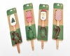Set spatola in silicone con manico in legno e formina per biscotti