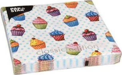 Tovaglioli-monouso-3-veli-Pap-Star-CLASSIC-Cupcakes