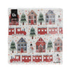Tovaglioli natalizi decorazione per tavola di Natale, confezione 16 tovaglioli da 33 x 33 cm