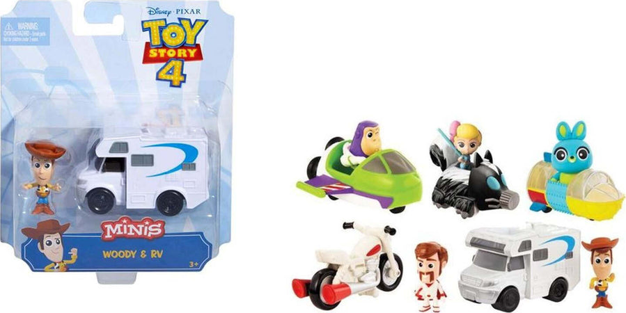 Toy-Story-4-Personaggi-con-Veicoli-Mattel